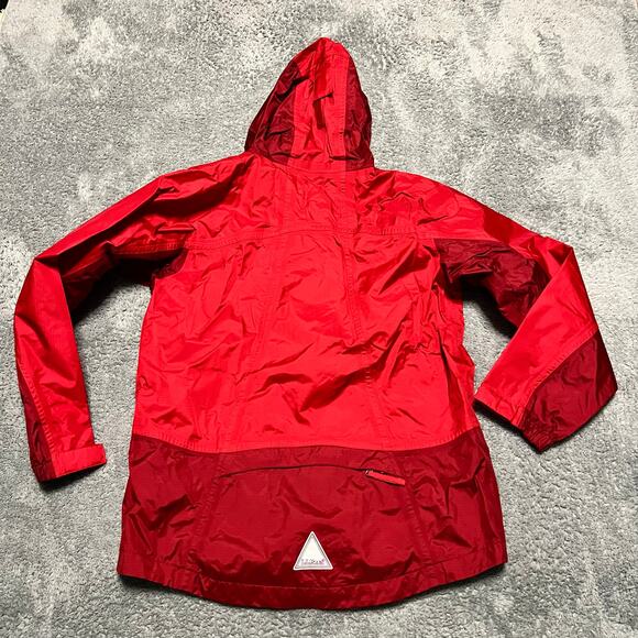 LL Bean Rain Jacket Kids Youth Large 14-16 Nylon Hooded Coat - Picture 4 of 9